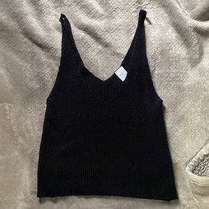Small Black Knit tank top